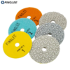 3 steps dry diamond polishing pad 4 inch/100mm stone work restoration buff resin discs for granite marble quartz