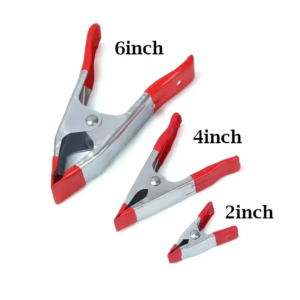 2/4/6 inch metal a shaped spring clip multi purpose woodworking electrician powerful spring clamps a clip hand tools