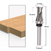 bearing ultra perfomance compression flush trim solid carbide cnc router bit for woodworking end mill 1/4" 6mm shank
