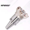 mfwn90°mfwn90050r mfwn90080r double sided hexagonal plane heavy cutting milling cutter head for wnmu080608 en milling insert