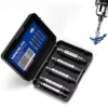 4/5/6pcs damaged screw extractor drill bit extractor drill set broken speed out bolt extractor bolt stud remover tool