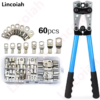hx 50b battery cable lug crimping tool wire crimper hand ratchet terminal crimp pliers for 6 50mm2 1 10awg with sc terminals