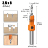 8mm shank hss woodworking countersink router bit set screw extractor remon demolition for wood milling cutter