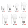 10pcs led bulb lamps e27 ac220v 240v light bulb real power 20w 18w 15w 12w 9w 5w 3w lampada living room home led bombilla