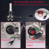 yhkoms 80w 14000lm car haedlight h4 h7 h1 led h8 h9 h11 4300k 5000k 6500k 8000k 25000k auto fog light 80w 16000lm 12v led bulb